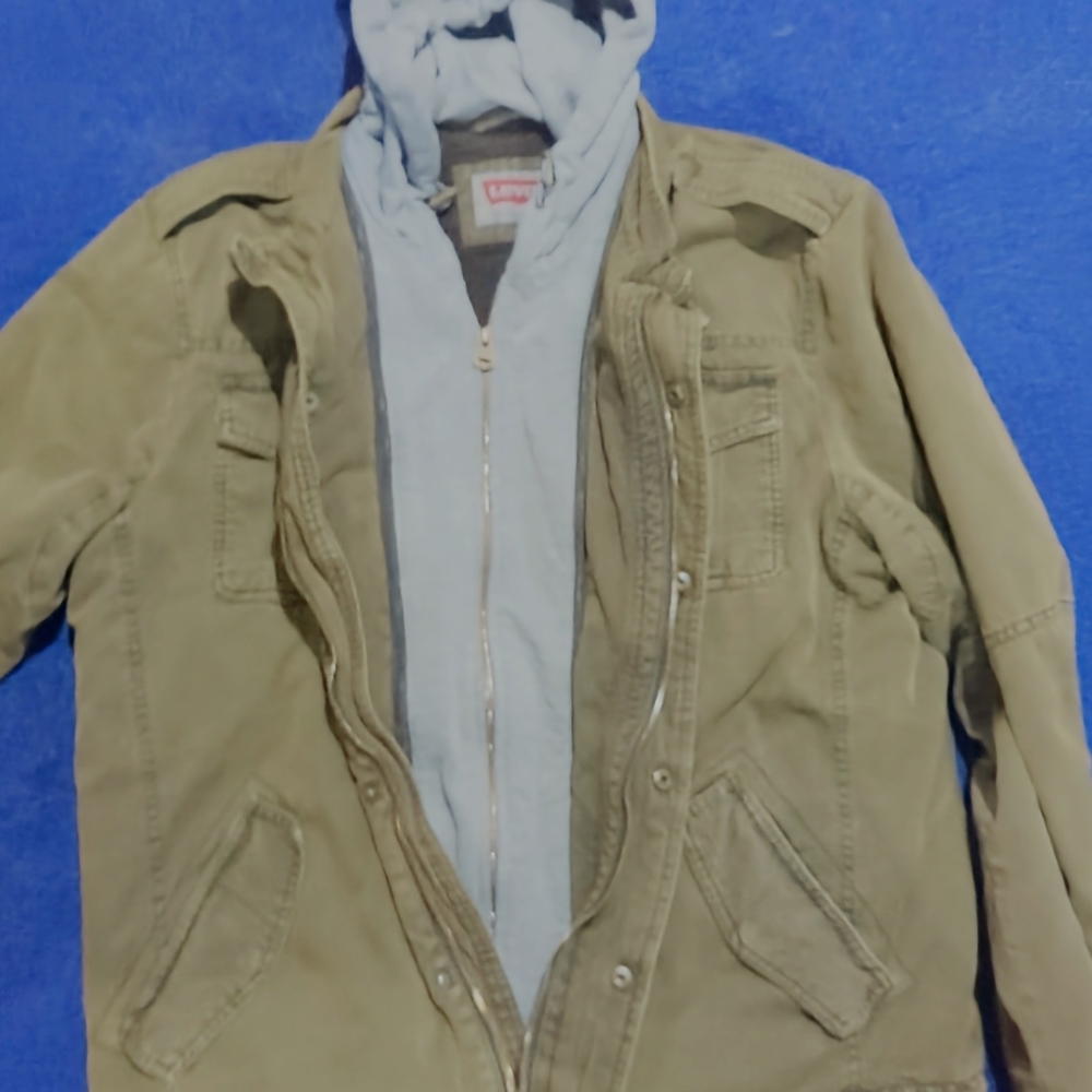 Men's Levi's hooded coat size large